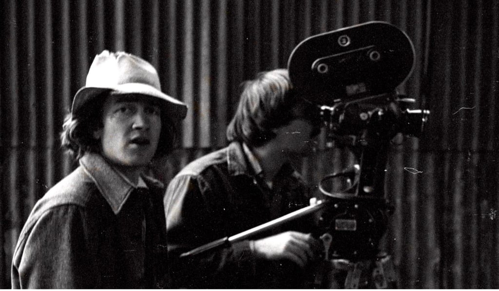Lynch as a film student. Lynch as a film student.