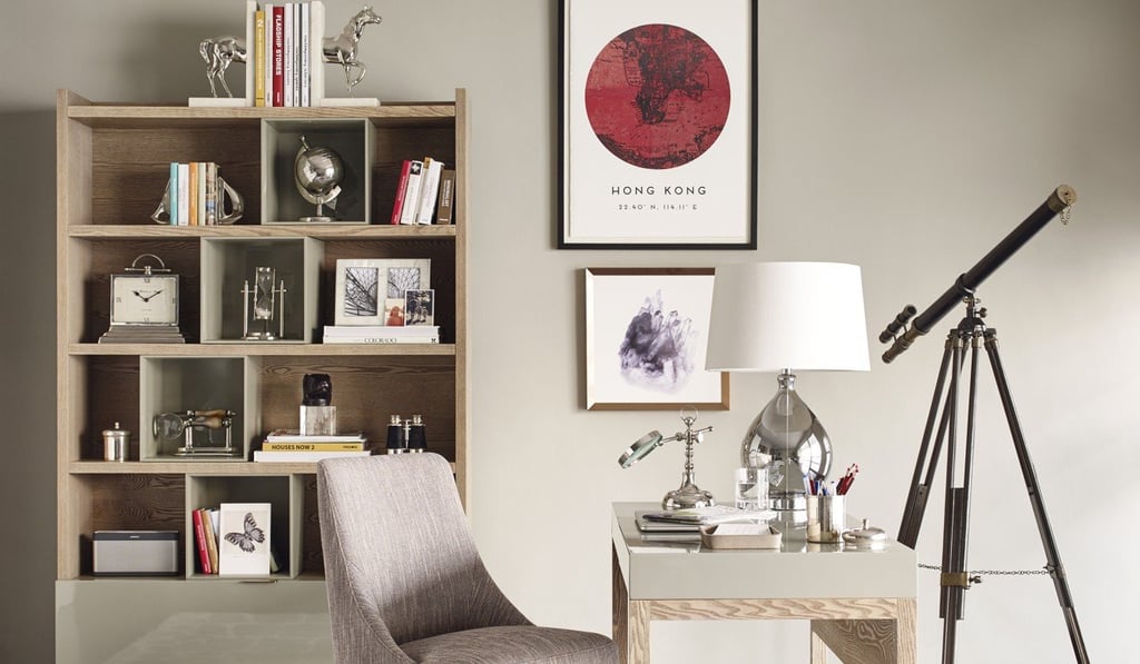 Wood, lacquer and stainless steel are used in Indigo Living's Urban Chic collection.