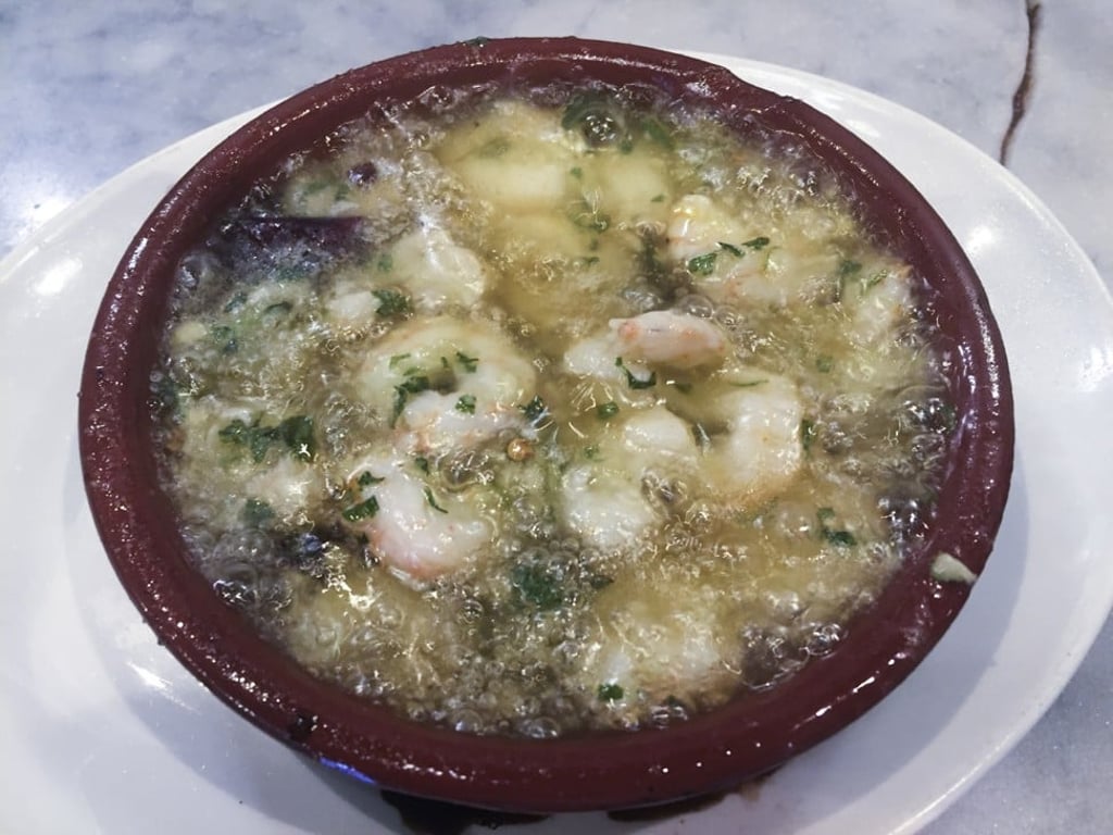 Gambas al ajillo. Photo: Chris Dwyer