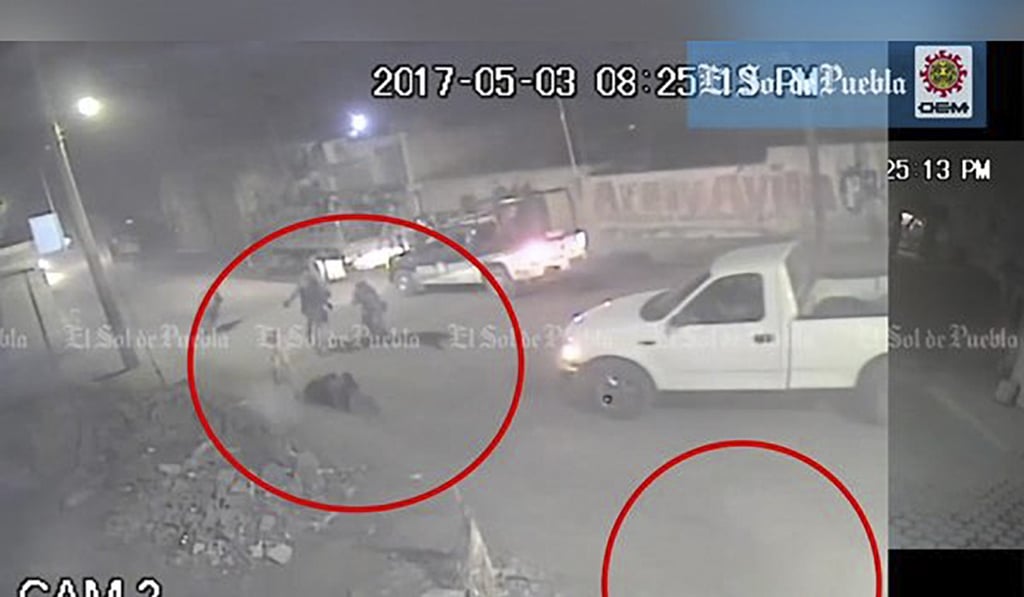 Another angle of the apparent shooting by soldiers in the Mexican town of Palmarito. Photo: Supplied Another angle of the apparent shooting by soldiers in the Mexican town of Palmarito. Photo: Supplied