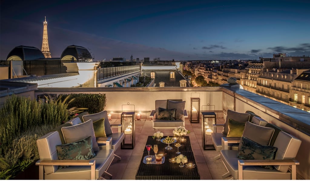 Rooftop of the Garden Suite at The Peninsula Paris