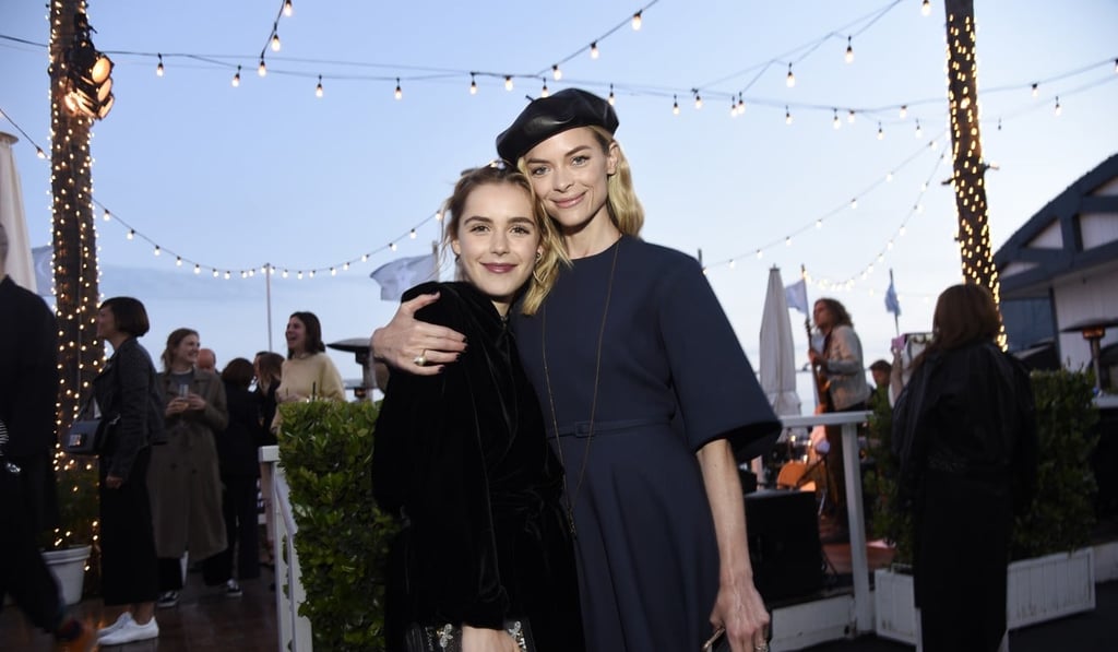 Actresses Kiernan Shipka, left, and Jaime King pose together at the Dior Cruise Welcome Dinner in Los Angeles. Photo: AP Actresses Kiernan Shipka, left, and Jaime King pose together at the Dior Cruise Welcome Dinner in Los Angeles. Photo: AP