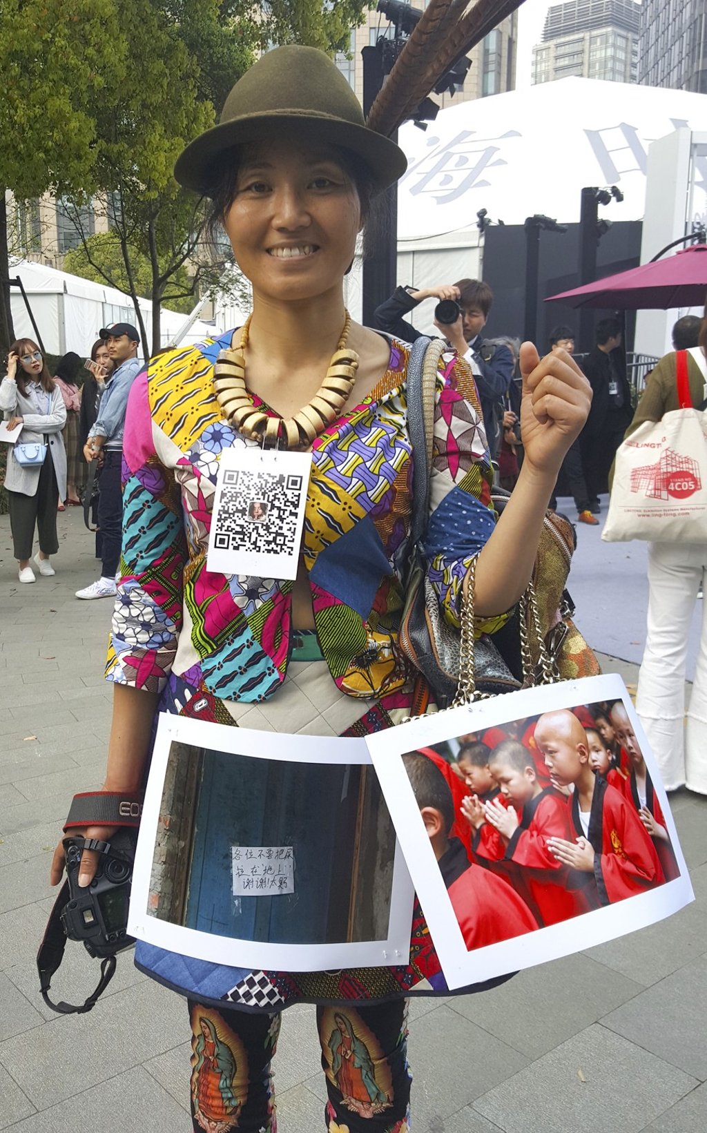 Shanghai street-style photographer Wang Lili. Photo: Clay Hales