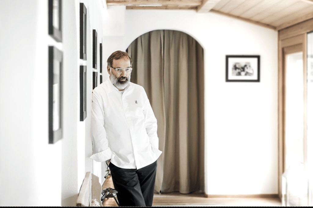 Norbert Niederkofler, chef of two-Michelin-starred St. Hubertus at the Hotel Rosa Alpina in San Cassiano, Italy. Norbert Niederkofler, chef of two-Michelin-starred St. Hubertus at the Hotel Rosa Alpina in San Cassiano, Italy.