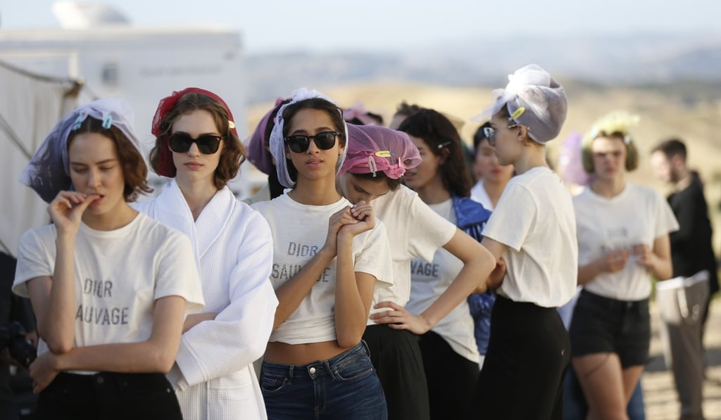 Backstage before the Dior Cruise 2018 Collection runway show. Photo: REUTERS