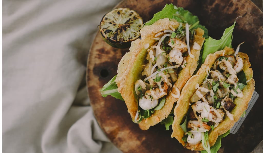 A Banh Xeo taco from Anan Saigon