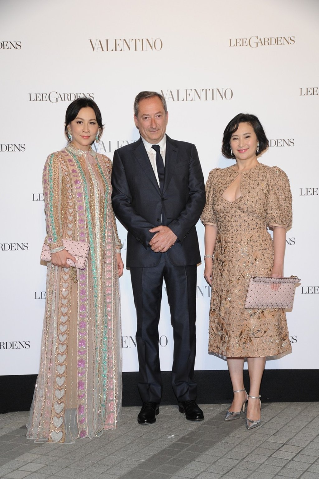 Carina Lau, Stefano Sassi and Pansy Ho Carina Lau, Stefano Sassi and Pansy Ho