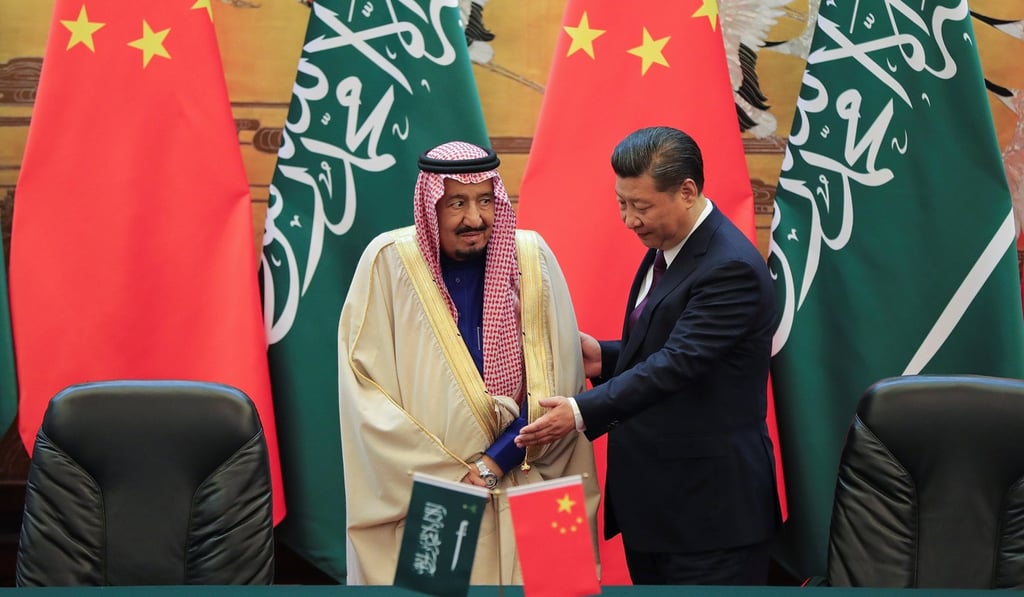 President Xi Jinping and Saudi Arabia's King Salman attend a signing ceremony at the Great Hall of the People in Beijing in March. Photo: Reuters