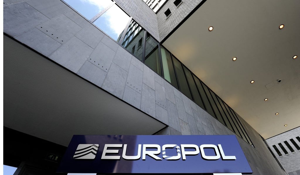 An exterior view of the Europol headquarters in The Hague, The Netherlands. The agency has warned that a ransomware attack on computers worldwide could worsen this week. Photo: EPA