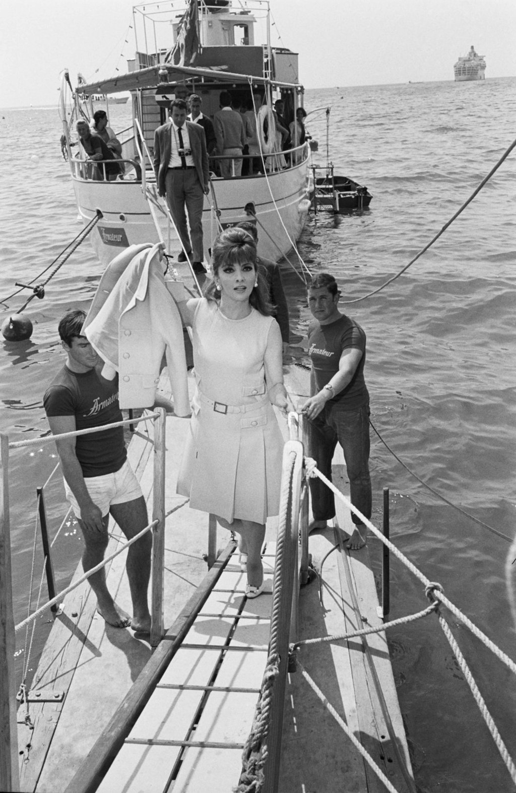 Gina Lollobrigida is pictured during the 20th Cannes Film Festival in Cannes in 1967. Photo: AFP