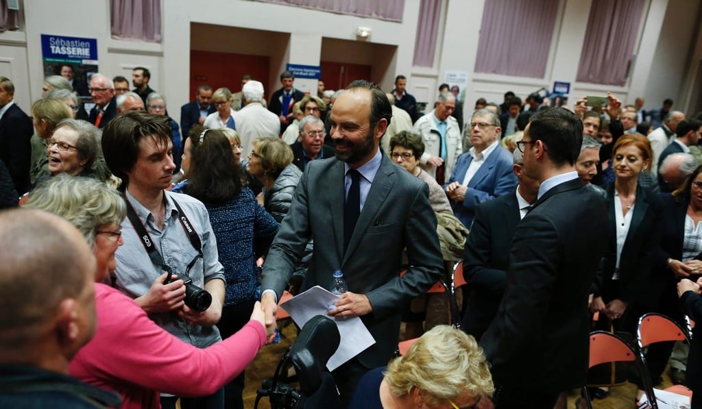 Edouard Philippe after a Republique en Marche party meeting. Photo: AFP Edouard Philippe after a Republique en Marche party meeting. Photo: AFP