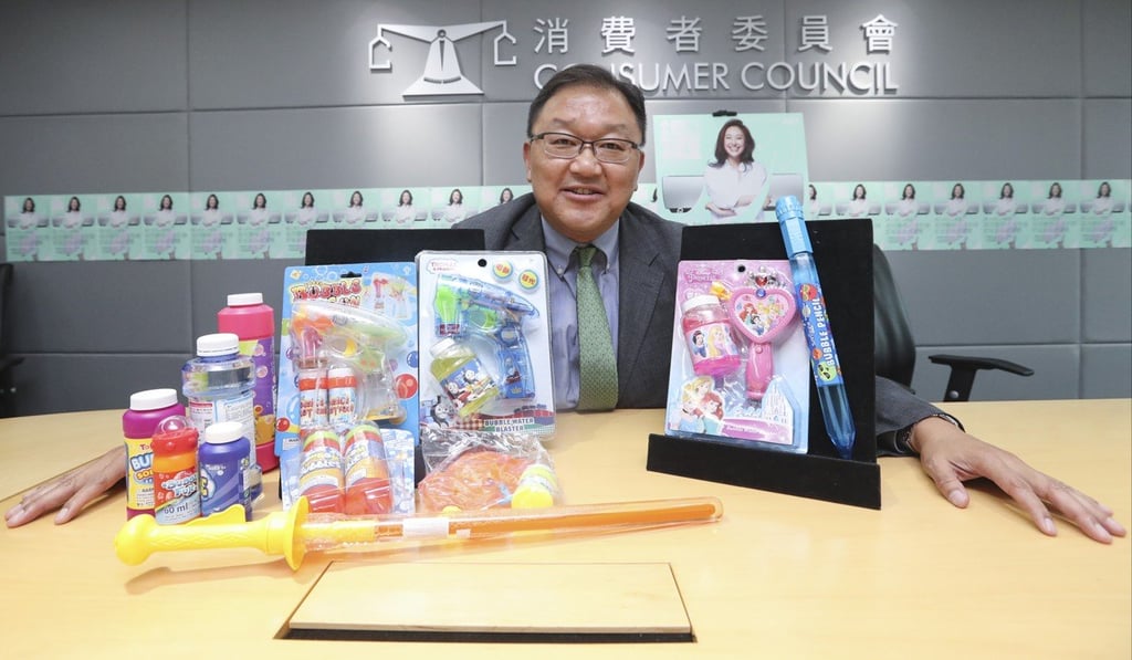 Professor Wong Kam-fai advised parents to wash their children’s hands and clothes after they had finished playing with such toys. Photo: Edward Wong