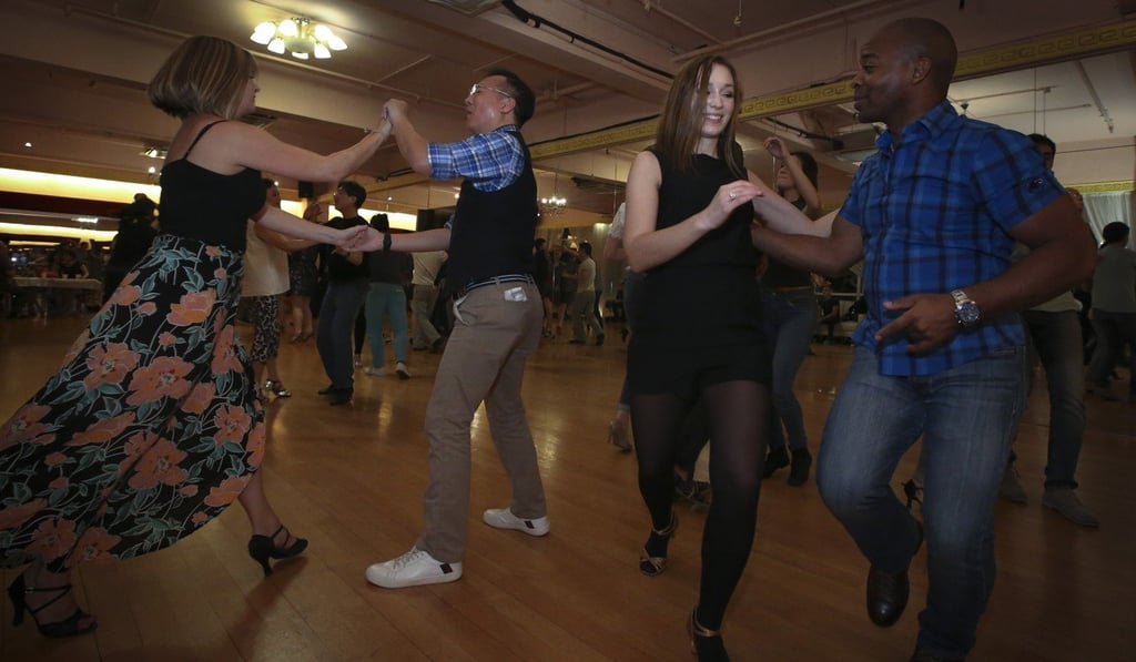 A salsa dance party in Causeway Bay. Photo: Edmond So