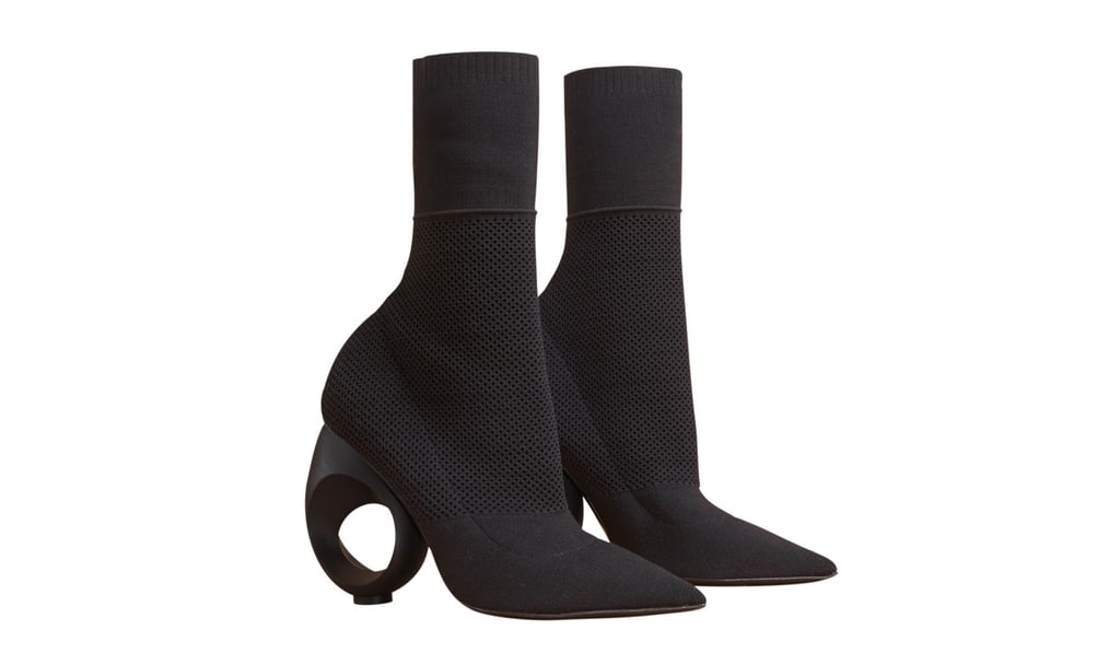 Burberry mid-calf knitted boots with sculpted heels (HK$8,300)