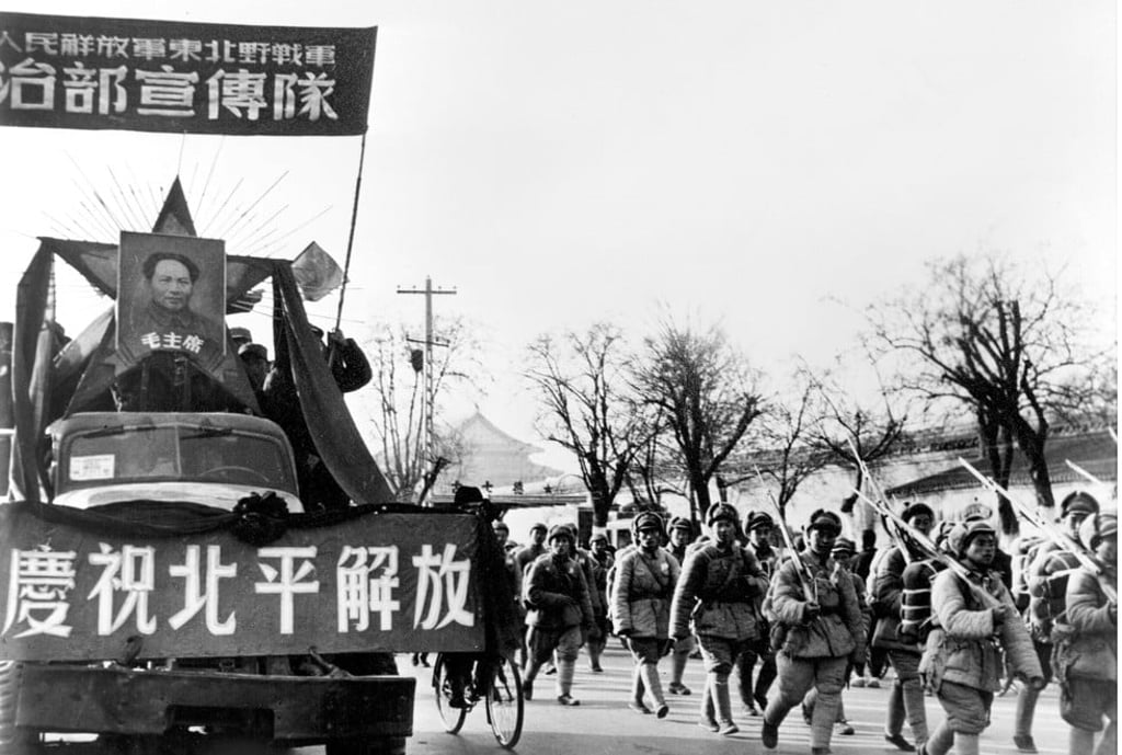 Chinese Communist troops enter Beijing in 1949. Picture: Alamy Chinese Communist troops enter Beijing in 1949. Picture: Alamy