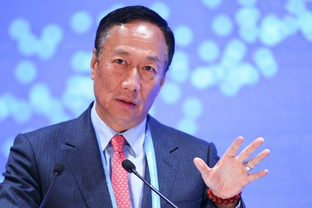 Terry Gou Tai-ming, founder, Chairman and CEO of Foxconn, also known as Hon Hai, at a forum in Wuhen on Nov. 17, 2016 during the 3rd World Internet Conference. Photo: Simon Song