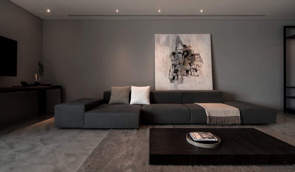 The 80-square-metre suite.