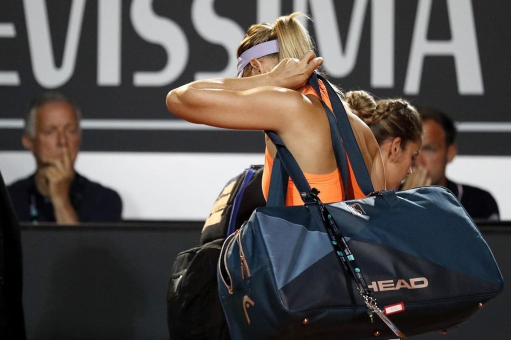 Sharapova is out in the cold after being denied a chance to qualify for the French Open this month. Photo: EPA