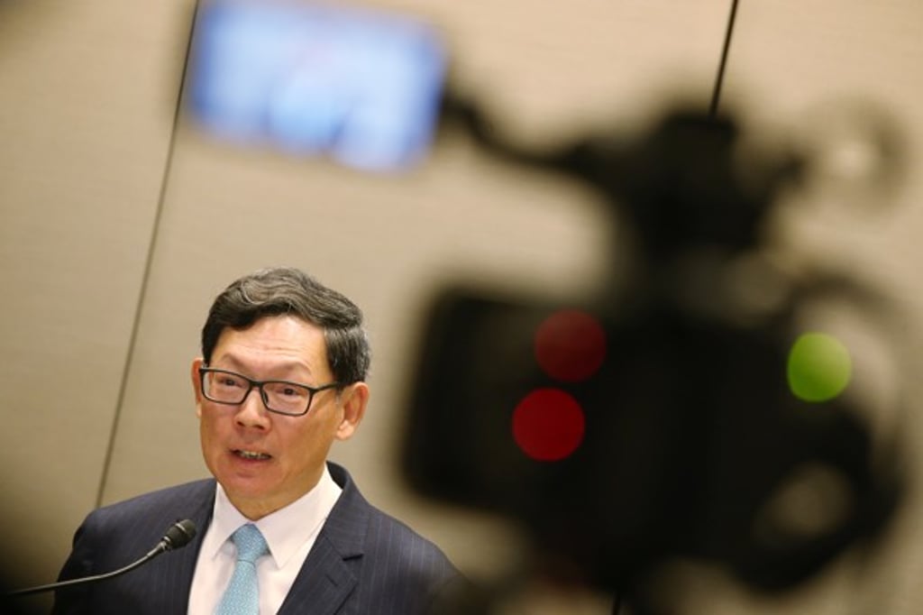 Norman Chan Tak-lam, Chief Executive of the Hong Kong Monetary Authority. Photo: David Wong