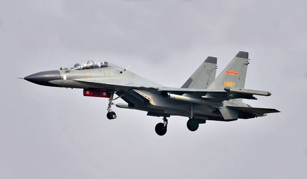 A Chinese Su-30 fighter jet. Photo: Handout