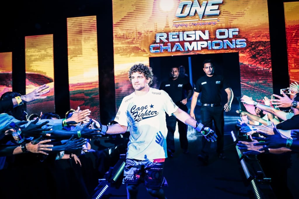 Askren is unbeaten in 15 fights going into Friday’s fight. Photos: One Championship Askren is unbeaten in 15 fights going into Friday’s fight. Photos: One Championship