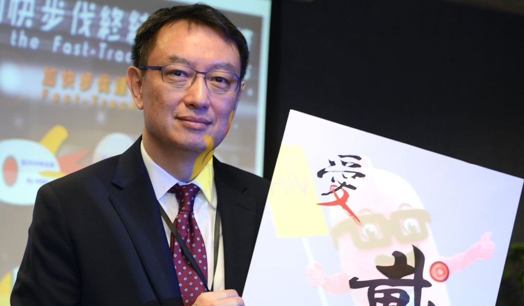 Dr Kenny Chan urged gay men to use condoms. Photo: ISD Dr Kenny Chan urged gay men to use condoms. Photo: ISD