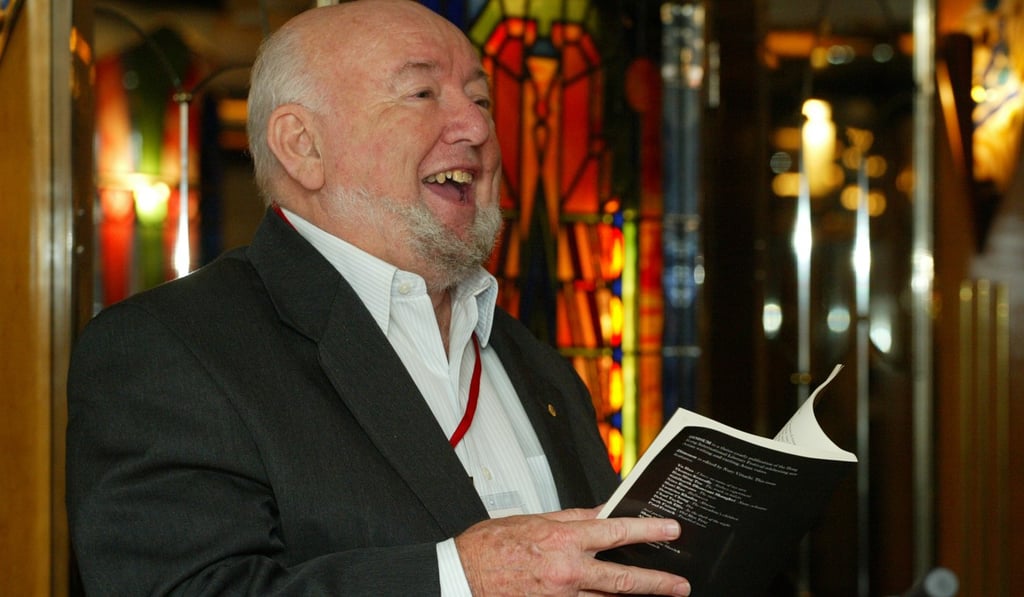 Thomas Keneally in the China Club, Hong Kong, in 2005. Photo: Ricky Chung