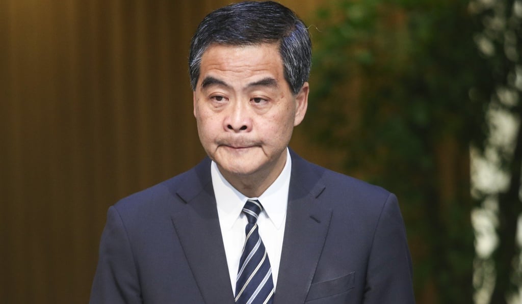 Leung Chun-ying received HK$50 million after UGL bought DTZ. Photo: David Wong