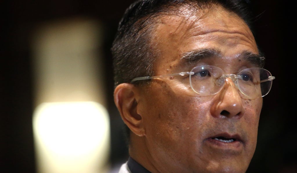 Lawmaker Michael Tien outlined details of the joint immigration post. Photo: David Wong