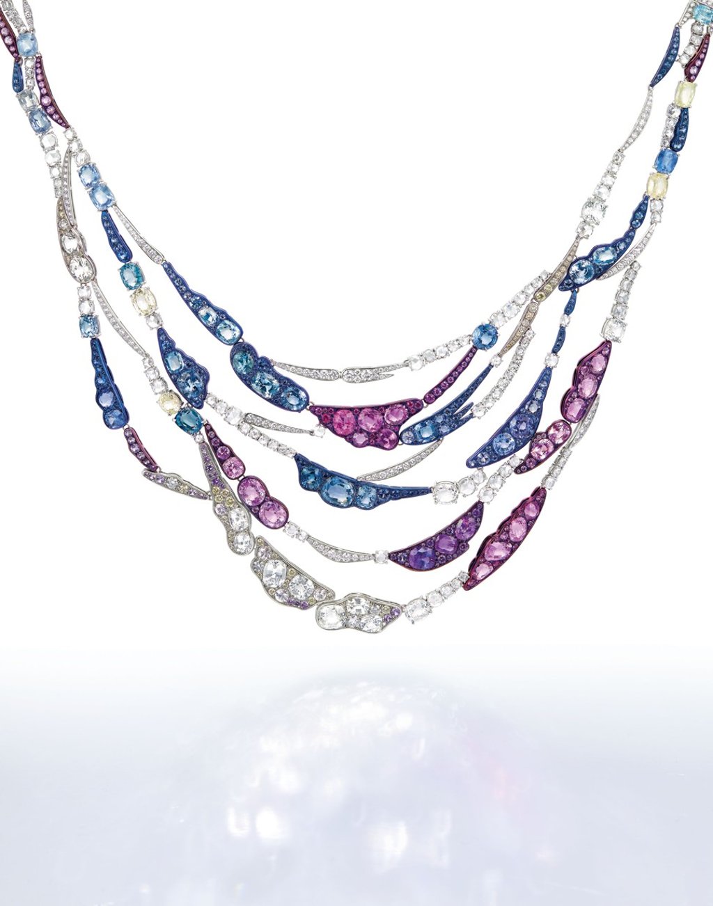 Michelle Ong’s multi-gem necklace
