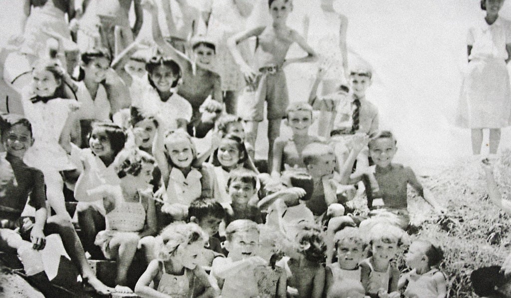 Child internees at the Stanley camp during the Japanese occupation of Hong Kong. John Haynes spent most of the first four years of his life in the camp. Photo: Imperial War Museum