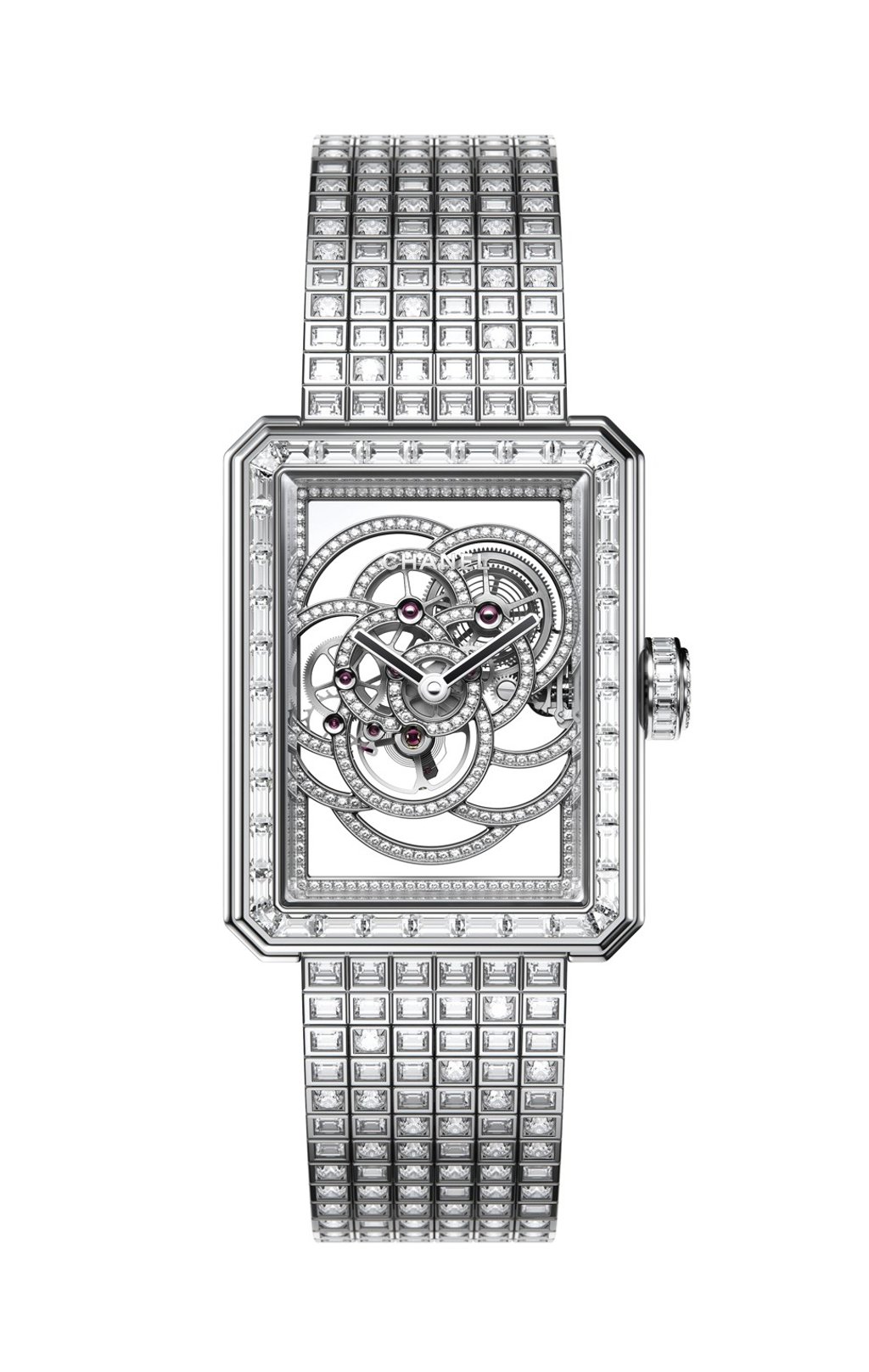 Chanel H5253 Première Camélia Skeletonok full diamond version