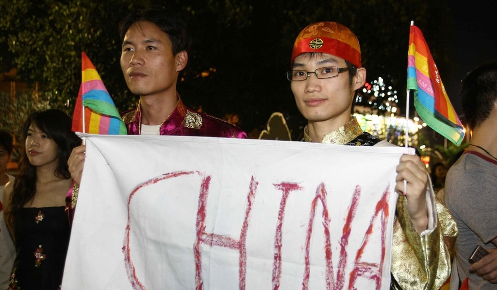 A gay pride parade in Chiang Mai, Thailand. Photo: AFP A gay pride parade in Chiang Mai, Thailand. Photo: AFP