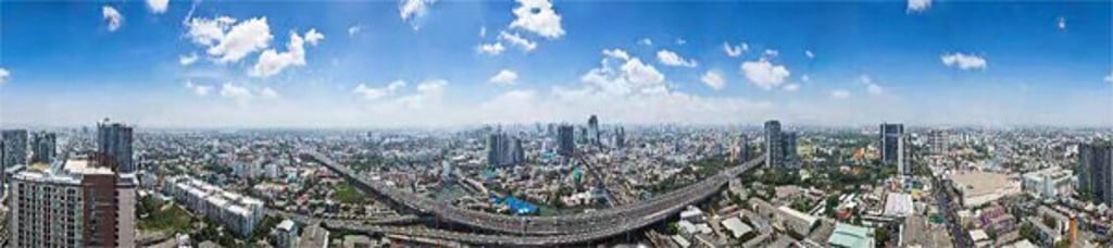 The view from Guo Lili’s condo. The view from Guo Lili’s condo.