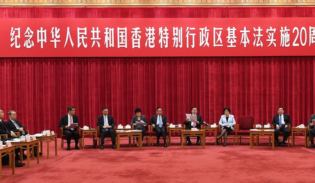 Participants at the event for the 20th anniversary of the handover. Photo: ISD