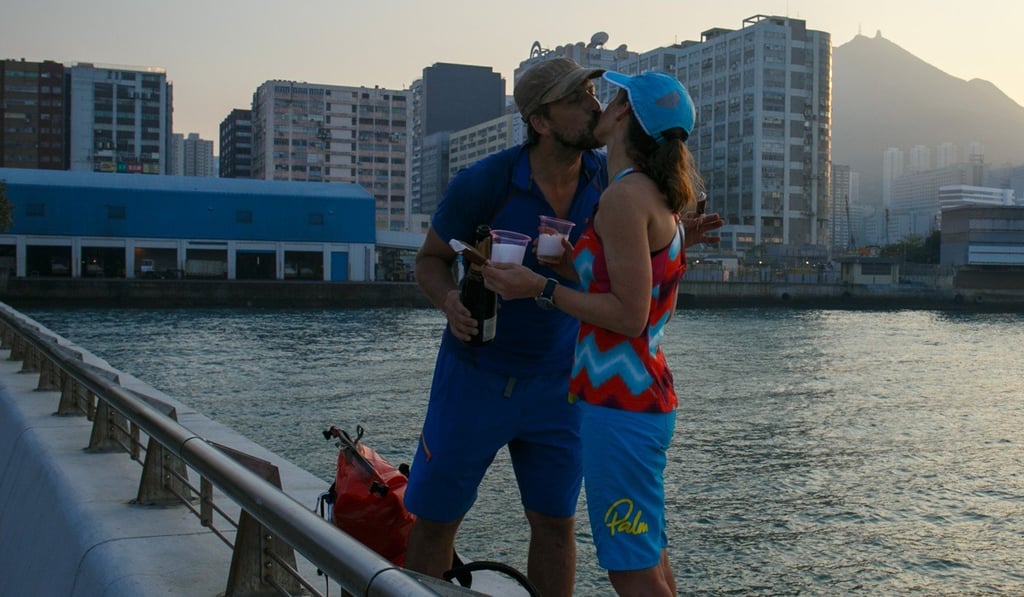 The couple completed their journey in six days – one day earlier than they expected. Photo: Tessa Chan
