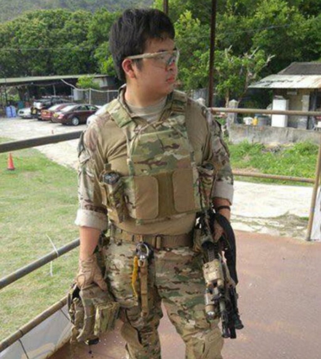Kwok Wai-nok and his friends had planned to conduct war games on the hill. Photo: Handout Kwok Wai-nok and his friends had planned to conduct war games on the hill. Photo: Handout