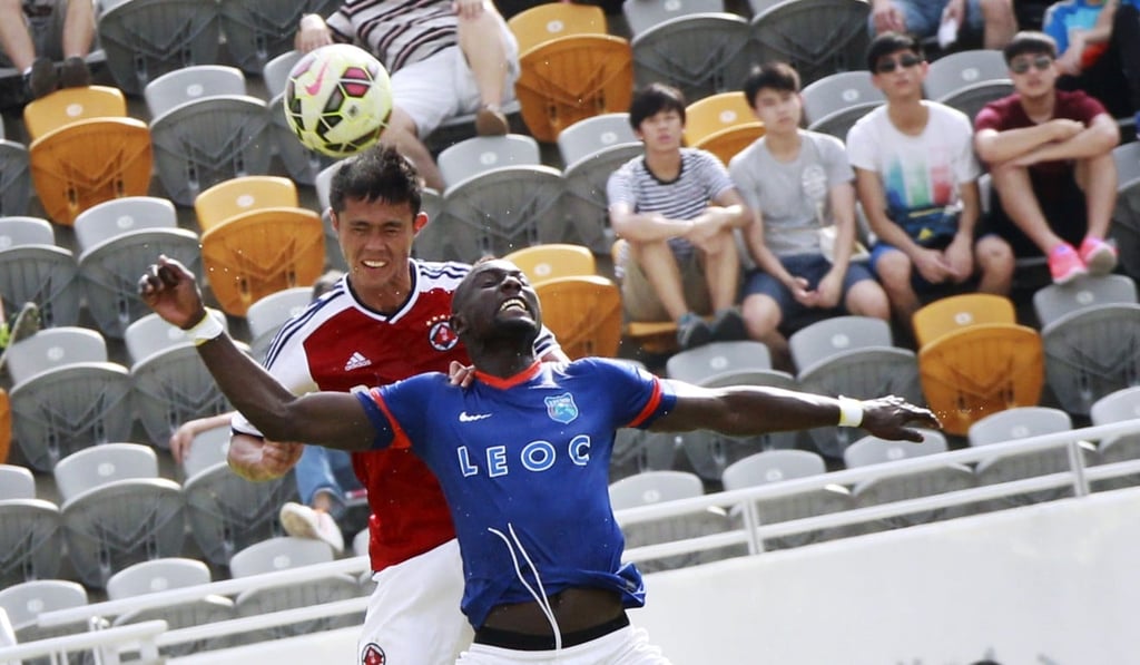 South China's Chan Wai-ho will notch his 65th cap for Hong Kong against Jordan. Photo: May Tse