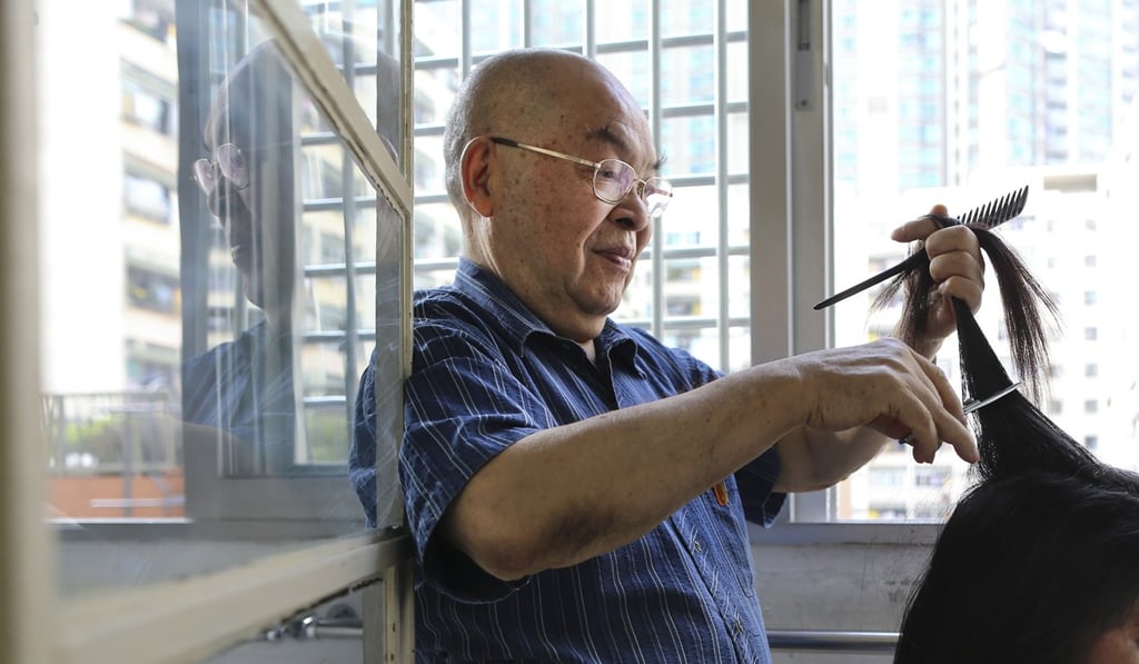 Tam, 81, has been cutting hair since 1955. Photo: Dickson Lee