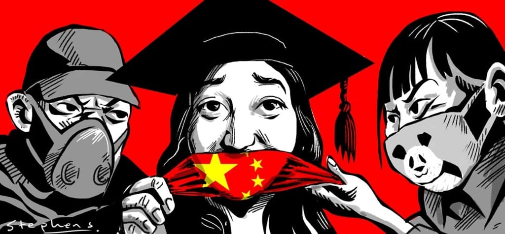 Thanks to the rise of government-led ultra-nationalism in China, fewer and fewer people are tolerated for “washing their dirty linen”. Illustration: Craig Stephens
