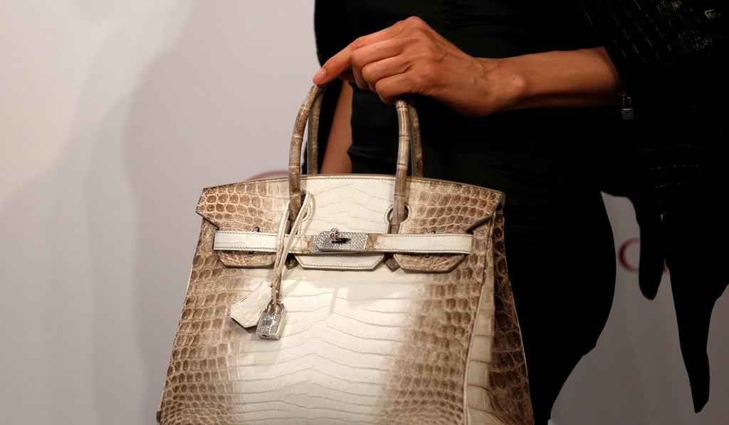 World s most expensive handbag sells in Hong Kong for over US 377 000 a Hermes white crocodile Birkin South China Morning Post
