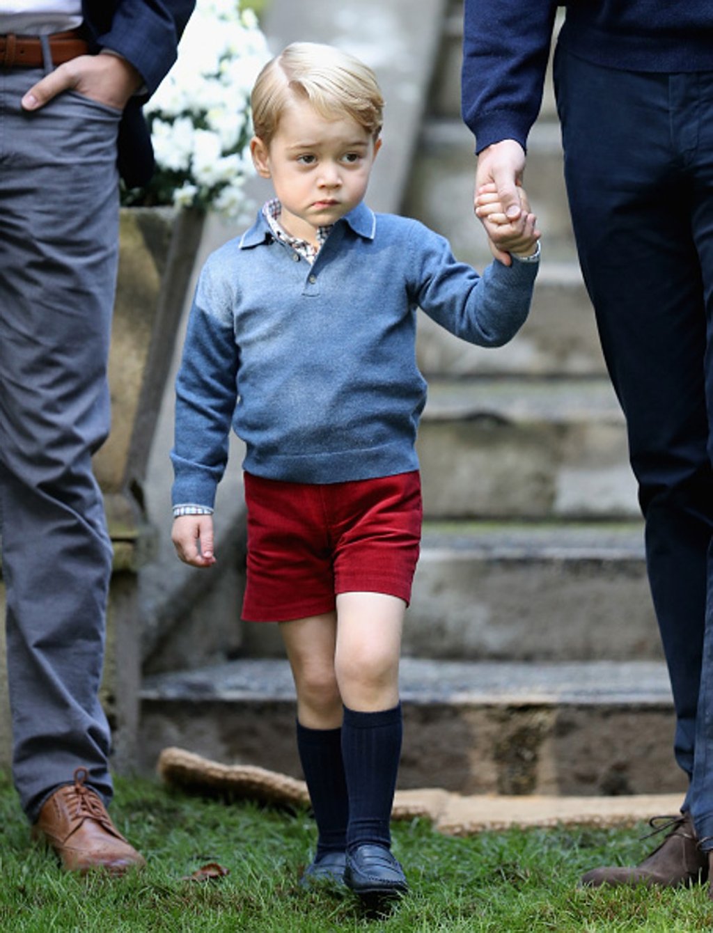 Prince George of Cambridge wearing Tod’s Gommino shoes