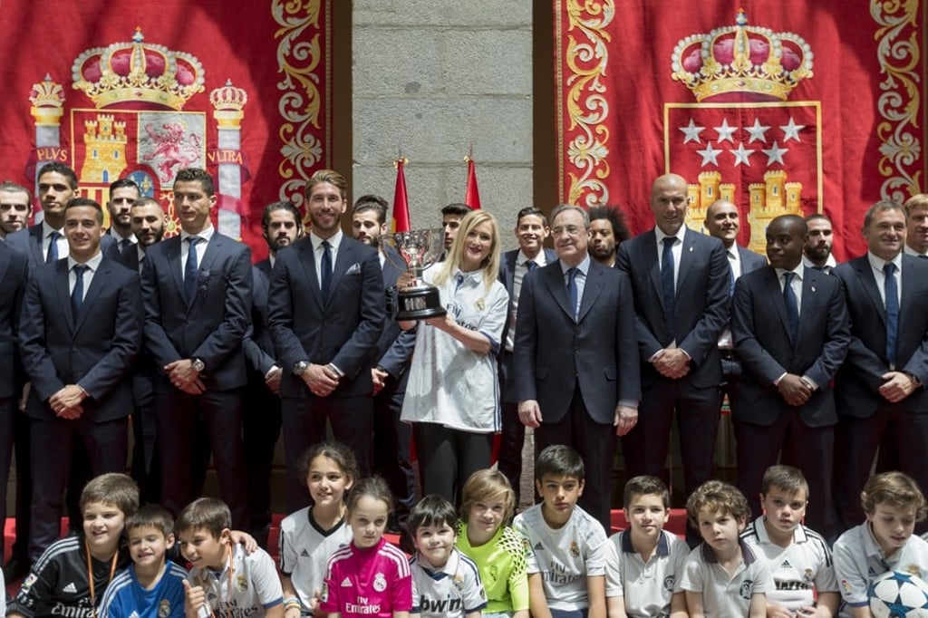 Spanish giants Real Madrid are behind Manchester United in the rankings. Photo: AP