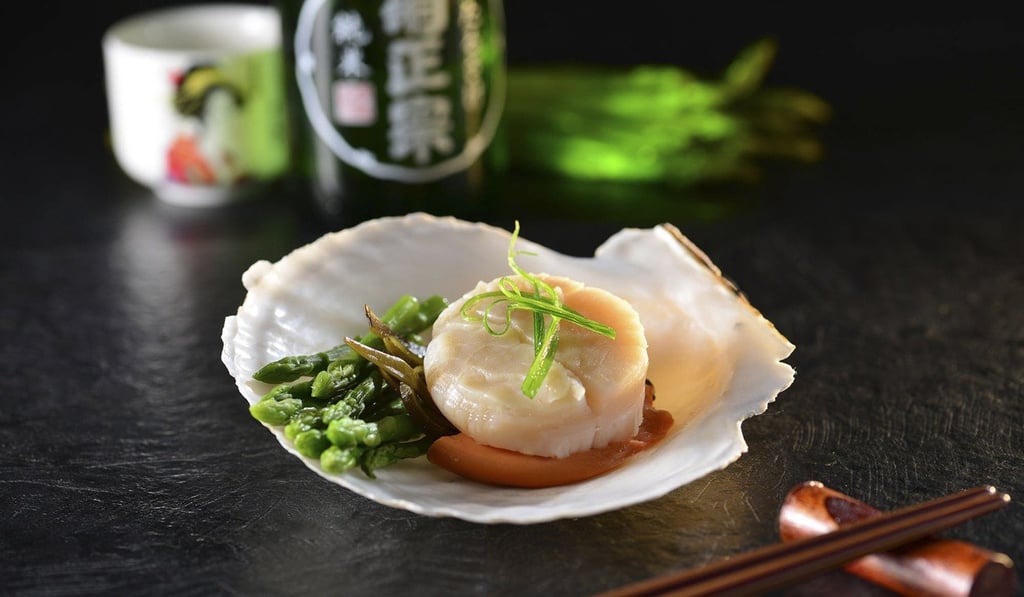 Cafe Rivoli’s scallops with sake and miso.