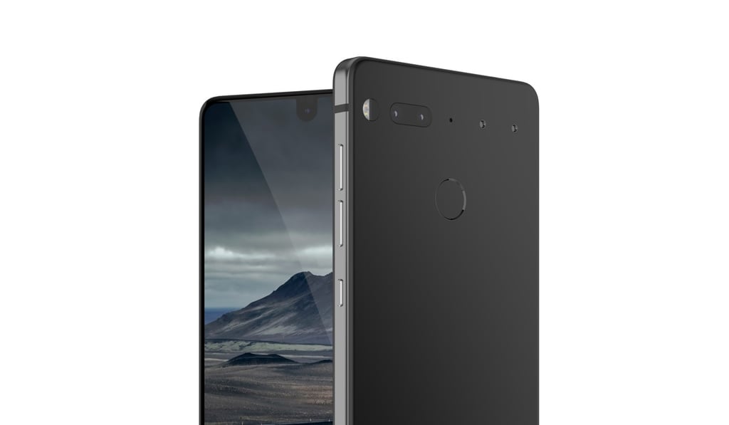 The Essential, a new phone aimed at delivering the basics of a high-end smartphone in a simple package. Photo: courtesy of Essential The Essential, a new phone aimed at delivering the basics of a high-end smartphone in a simple package. Photo: courtesy of Essential