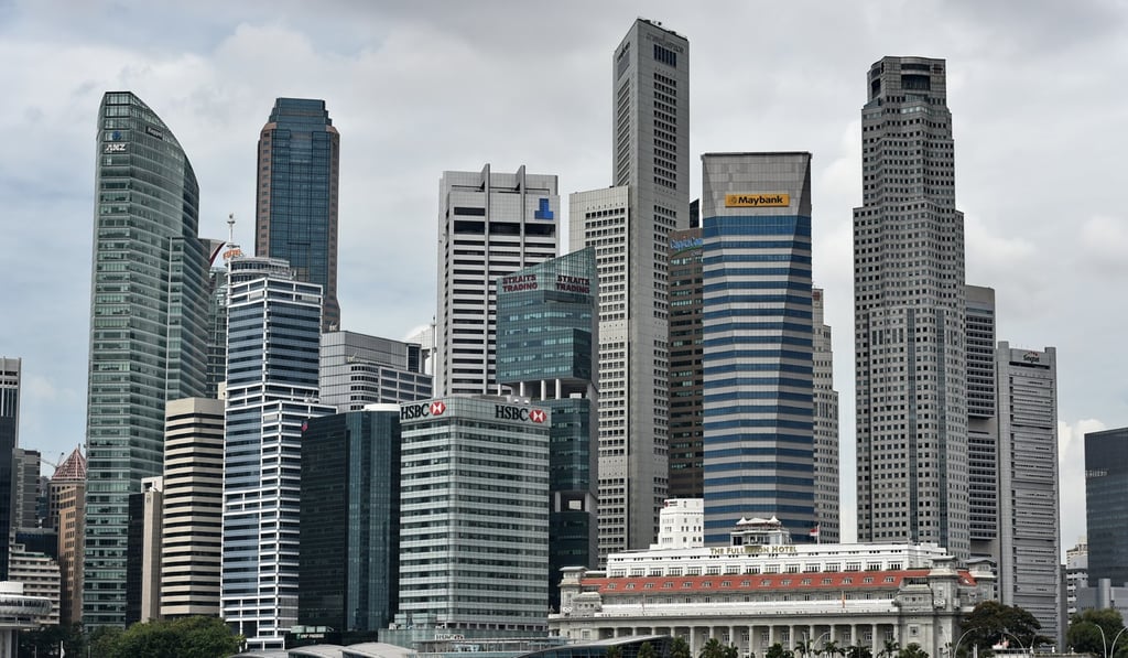 The skyline of downtown Singapore. Both that country and Hong Kong are compact and heavily built up. Picture: AFP The skyline of downtown Singapore. Both that country and Hong Kong are compact and heavily built up. Picture: AFP