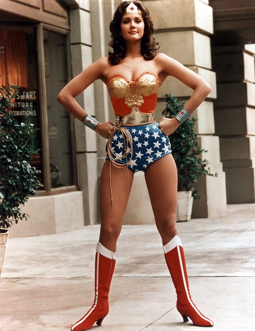 Lynda Carter in the TV series.