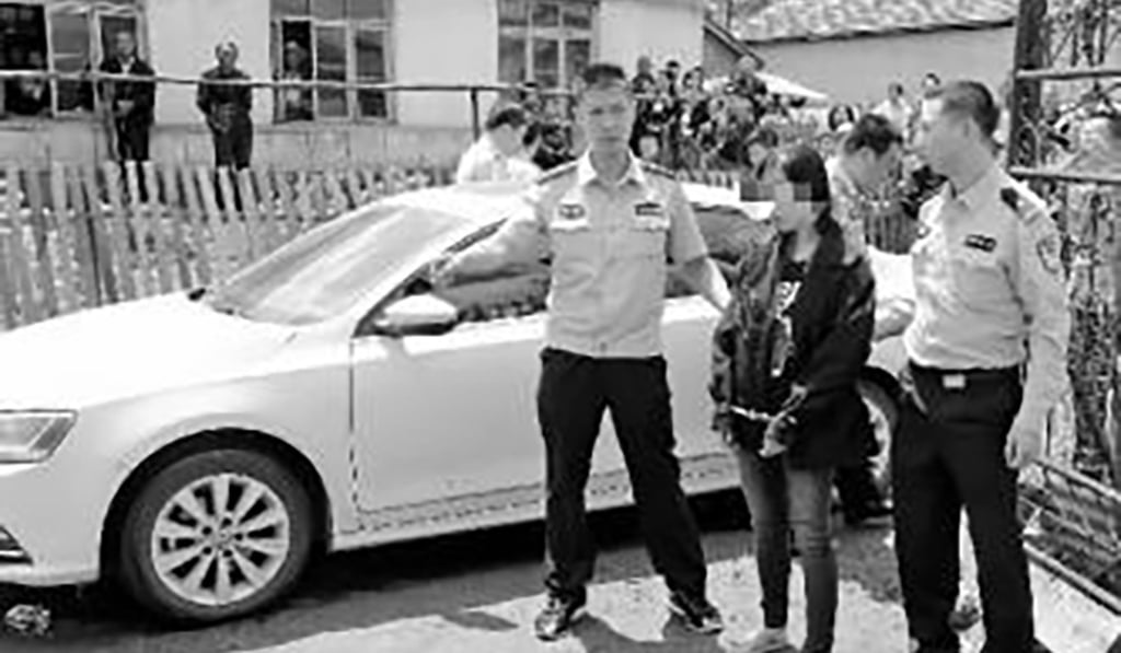 The victim’s wife, surnamed Shen, was reported to have confessed to arranging her husband’s murder. Photo: Handout