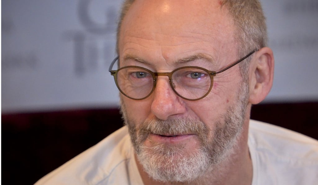 Liam Cunningham during an HBO interview.