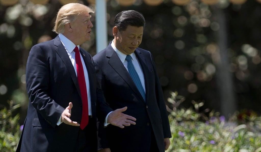 US President Donald Trump and Chinese President Xi Jinping appear to have struck up a rapport during their meeting in Mar-a-Lago. Photo: AFP